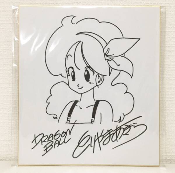 Educational counterfeit reference image (f222318368.3). — educational counterfeit (FAKE) shikishi reference associated with Akira Toriyama