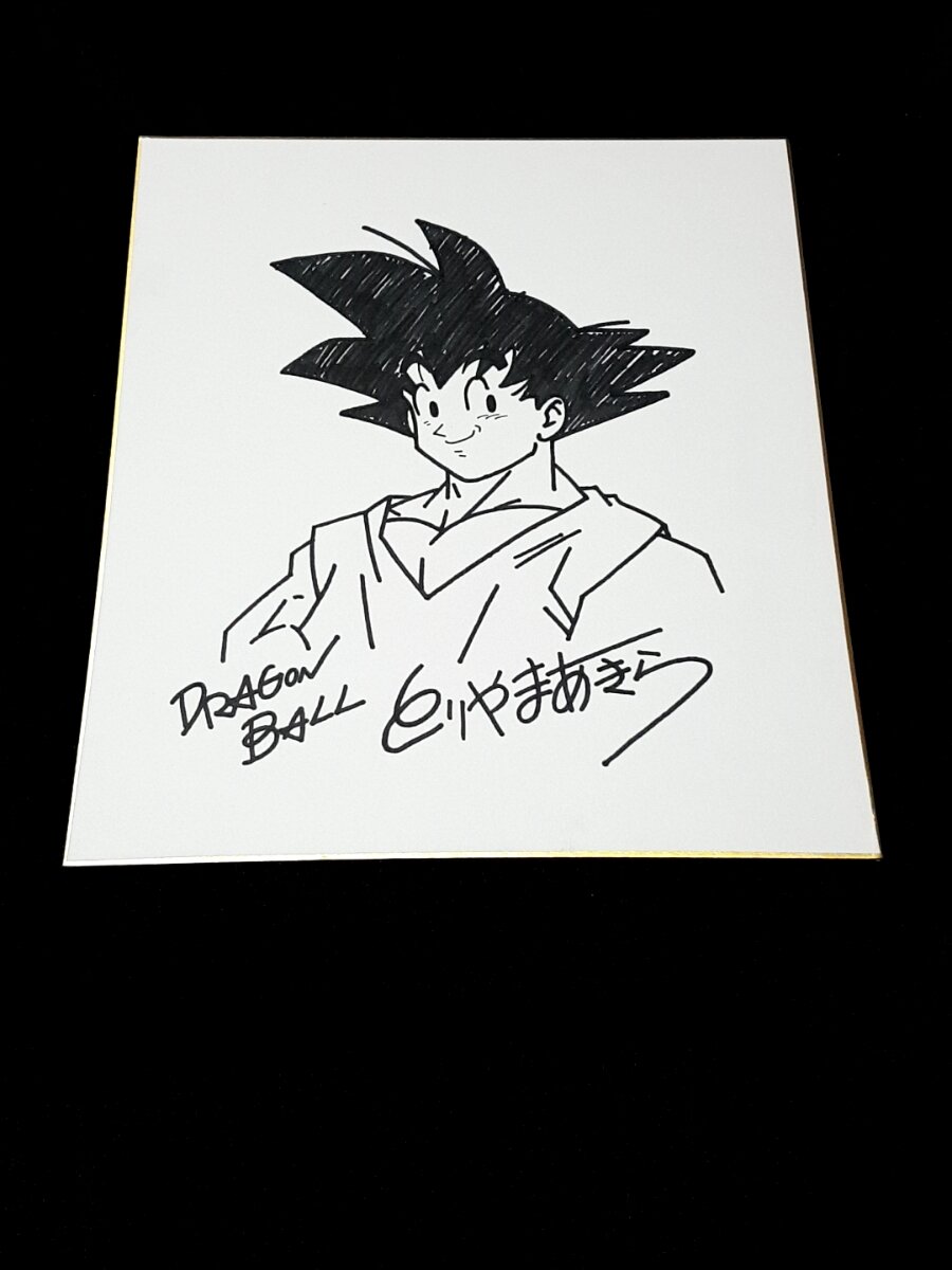 Educational counterfeit reference image (t537659172.1). — educational counterfeit (FAKE) shikishi reference associated with Akira Toriyama