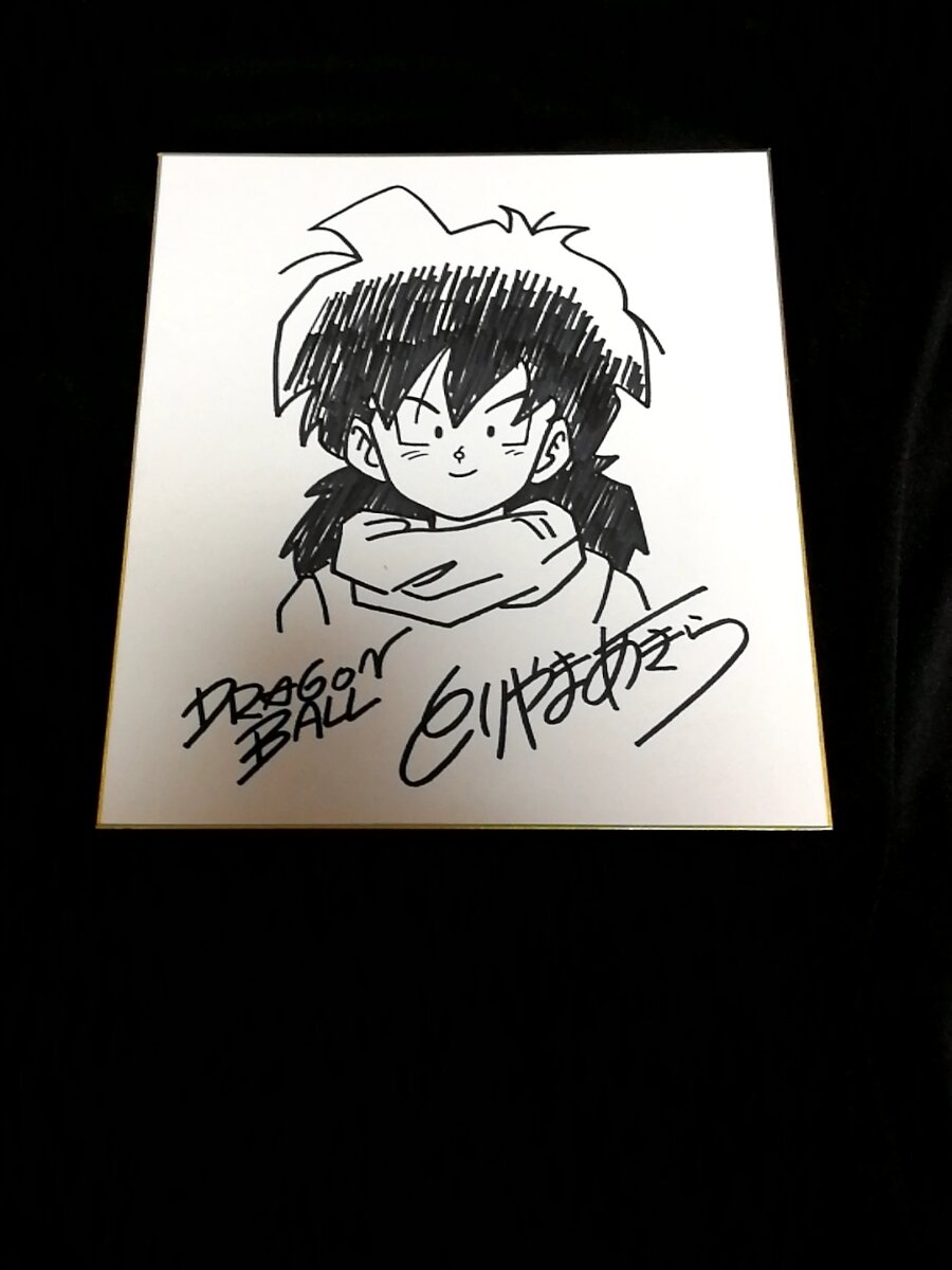 Educational counterfeit reference image (h291538905.1). — educational counterfeit (FAKE) shikishi reference associated with Akira Toriyama