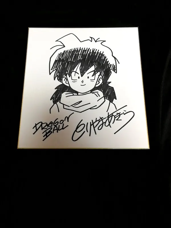 Educational counterfeit reference image (h291538905.1). — educational counterfeit (FAKE) shikishi reference associated with Akira Toriyama
