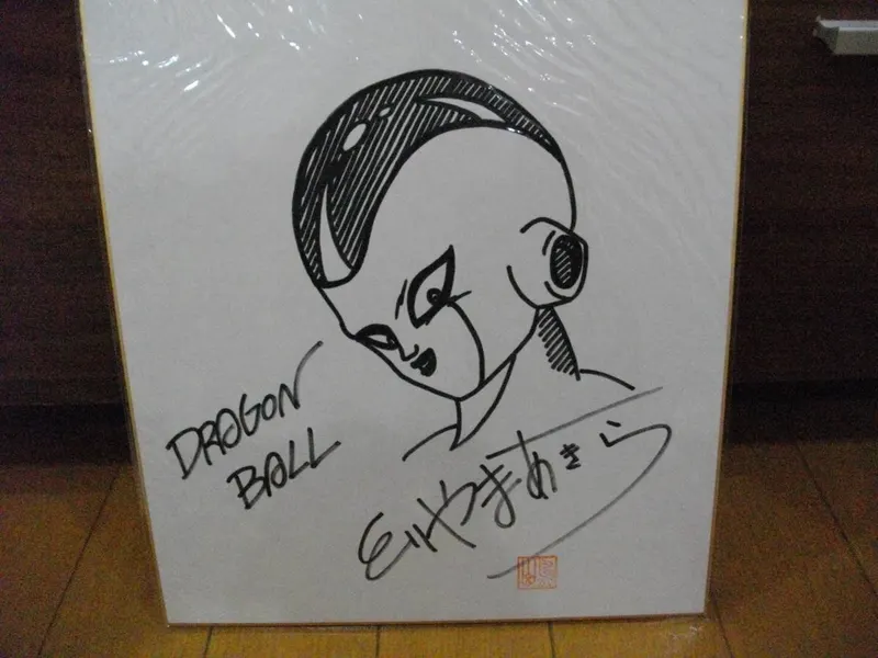 Educational counterfeit reference image (t543003849.1). — educational counterfeit (FAKE) shikishi reference associated with Akira Toriyama