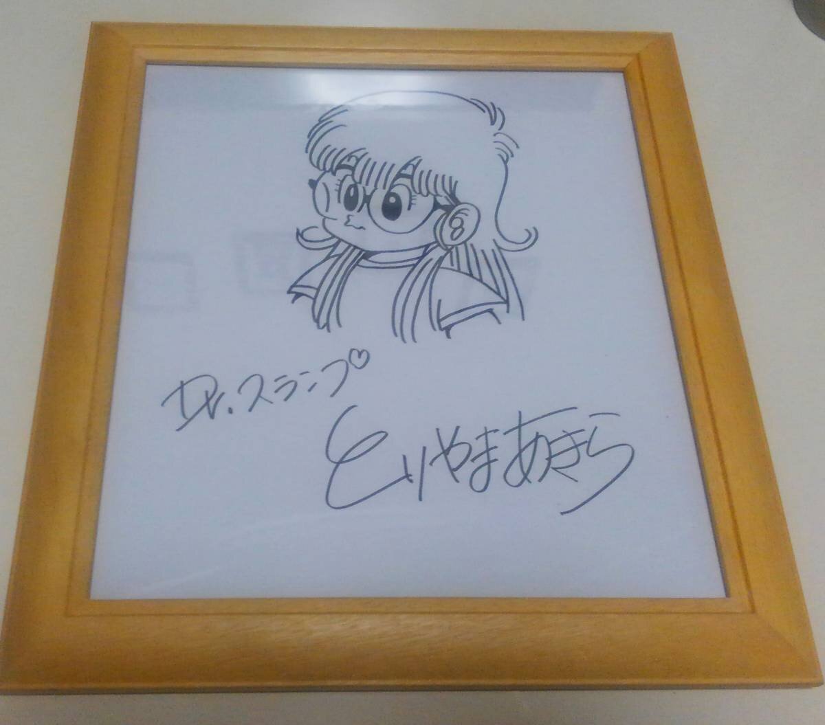 Educational counterfeit reference image (p579833228.1). — educational counterfeit (FAKE) shikishi reference associated with Akira Toriyama