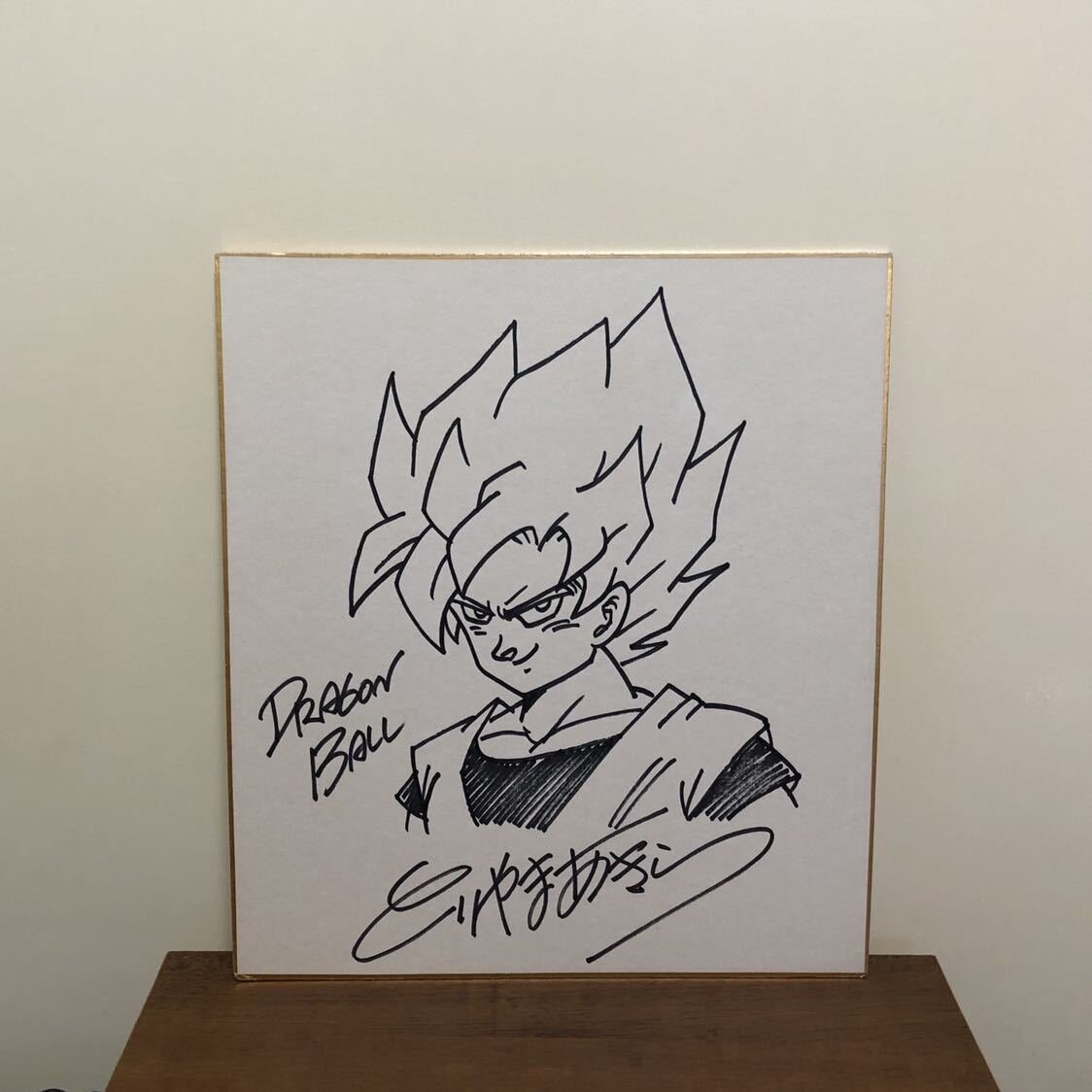 Educational counterfeit reference image (g336092972.1). — educational counterfeit (FAKE) shikishi reference associated with Akira Toriyama