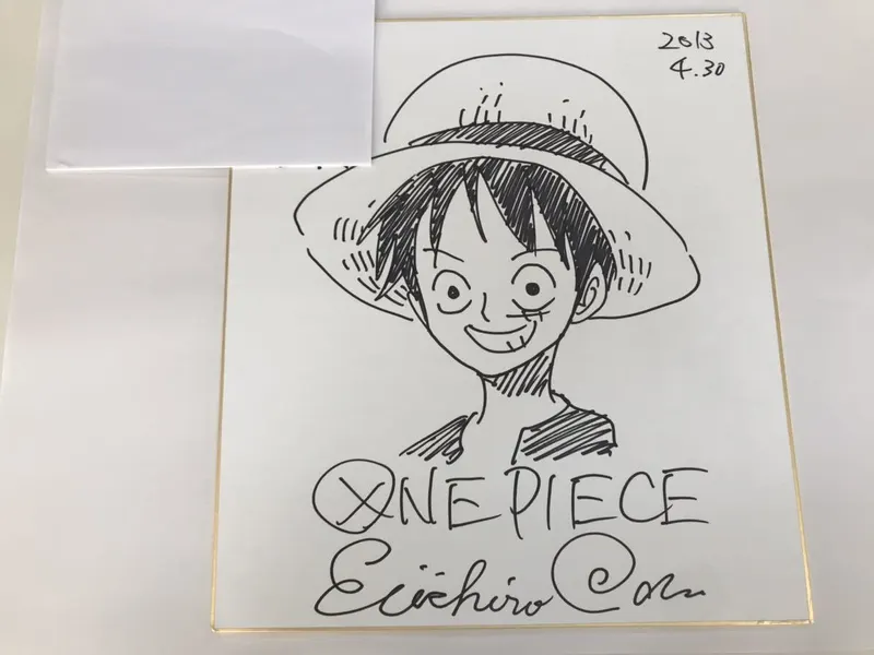Educational authentic reference image (g1043428910.1). — educational authentic (REAL) shikishi reference associated with Eiichiro ODA