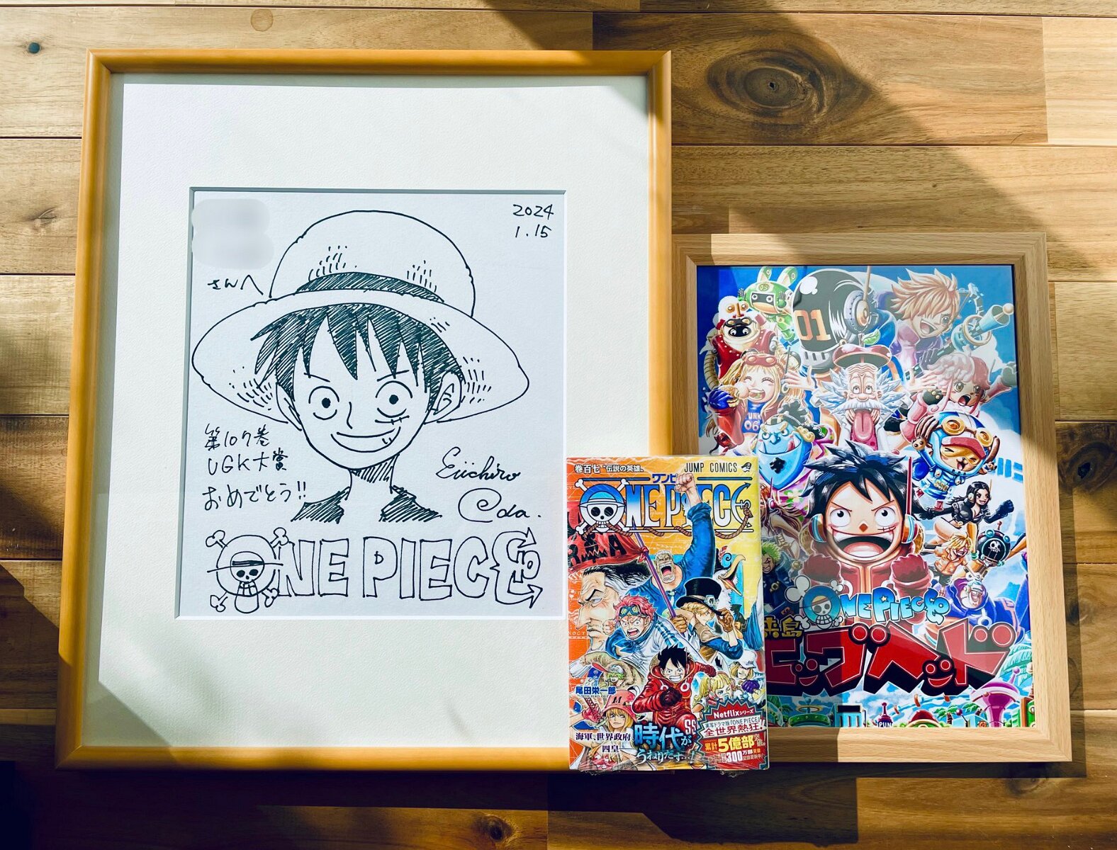 Educational authentic reference image (GEqA6jPaUAAs5Cz). — educational authentic (REAL) shikishi reference associated with Eiichiro ODA