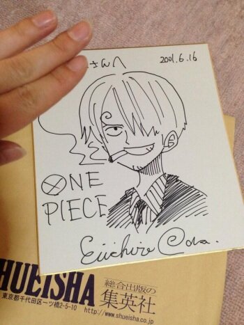 Educational authentic reference image (1420971453). — educational authentic (REAL) shikishi reference associated with Eiichiro ODA