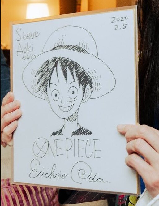 Educational authentic reference image (3(2)). — educational authentic (REAL) shikishi reference associated with Eiichiro ODA