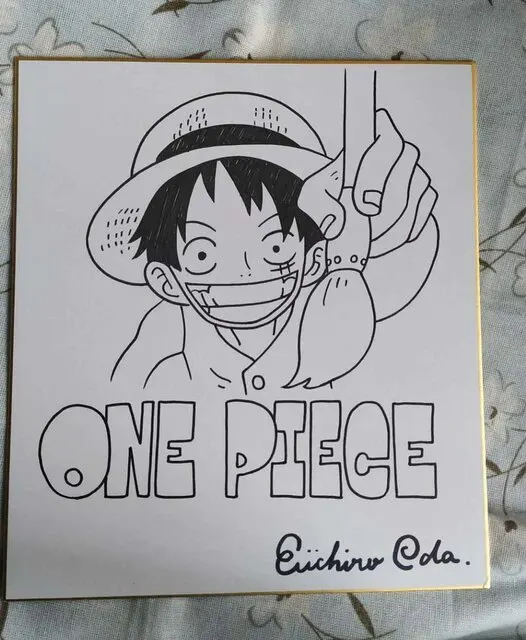 Educational counterfeit reference image (H570b0fd8e2144edabb9bd298928b5572J.jpg_640x640Q90.jpg_). — educational counterfeit (FAKE) shikishi reference associated with Eiichiro ODA