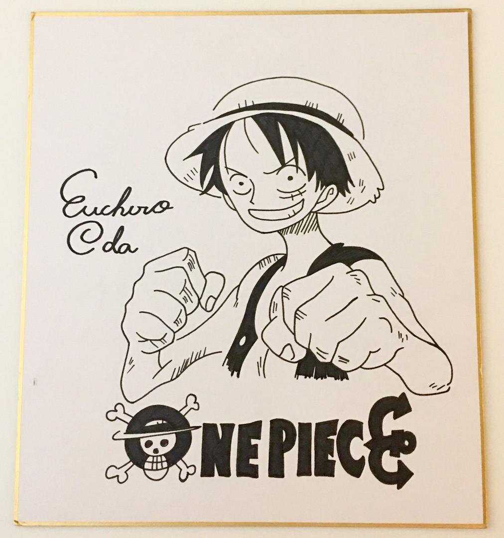 Educational counterfeit reference image (1_e19c11ddbcd63887516339a12a9287e7). — educational counterfeit (FAKE) shikishi reference associated with Eiichiro ODA