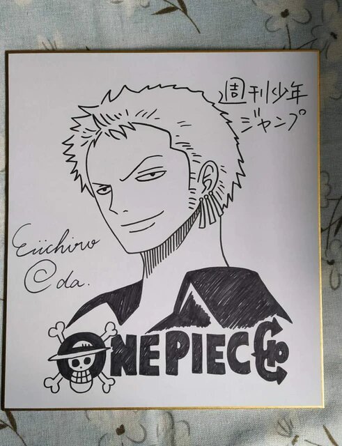 Educational counterfeit reference image (Hb1607a8b527b46b9a4ee7c16c65606bce.jpg_640x640Q90.jpg_). — educational counterfeit (FAKE) shikishi reference associated with Eiichiro ODA