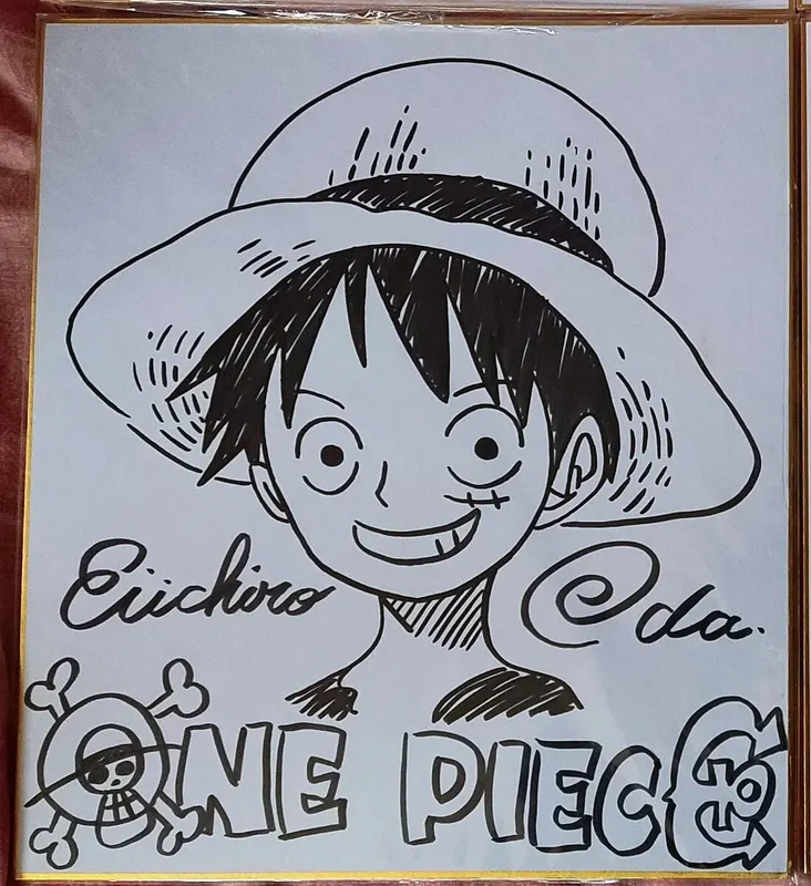 Educational counterfeit reference image (r5olbrq0rsac1). — educational counterfeit (FAKE) shikishi reference associated with Eiichiro ODA