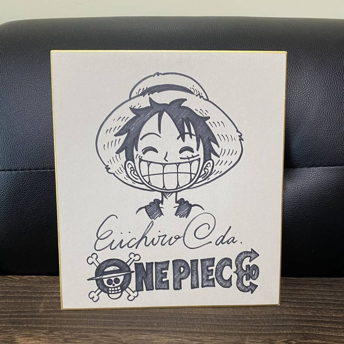 Educational counterfeit reference image (j1016098404.1). — educational counterfeit (FAKE) shikishi reference associated with Eiichiro ODA