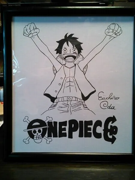 Educational counterfeit reference image (210682062.1). — educational counterfeit (FAKE) shikishi reference associated with Eiichiro ODA