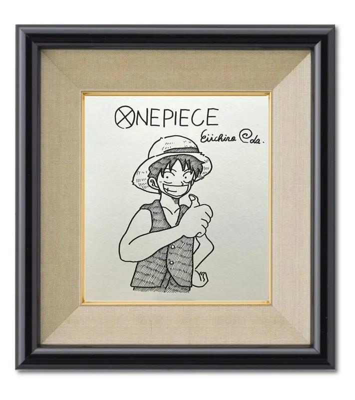 Educational counterfeit reference image (m1101891479.1). — educational counterfeit (FAKE) shikishi reference associated with Eiichiro ODA