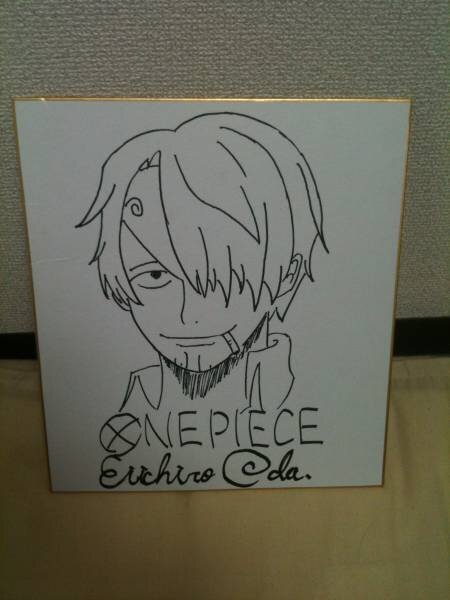 Educational counterfeit reference image (g122653592.1). — educational counterfeit (FAKE) shikishi reference associated with Eiichiro ODA
