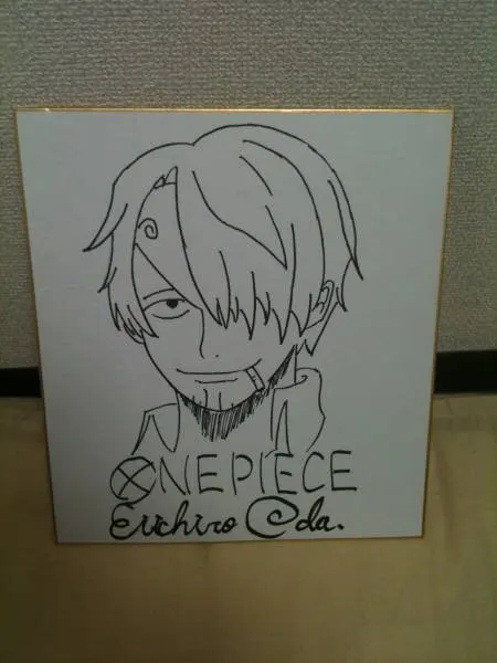 Educational counterfeit reference image (g122653592.1). — educational counterfeit (FAKE) shikishi reference associated with Eiichiro ODA