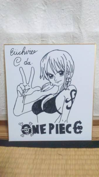 Educational counterfeit reference image (u50062387.1). — educational counterfeit (FAKE) shikishi reference associated with Eiichiro ODA