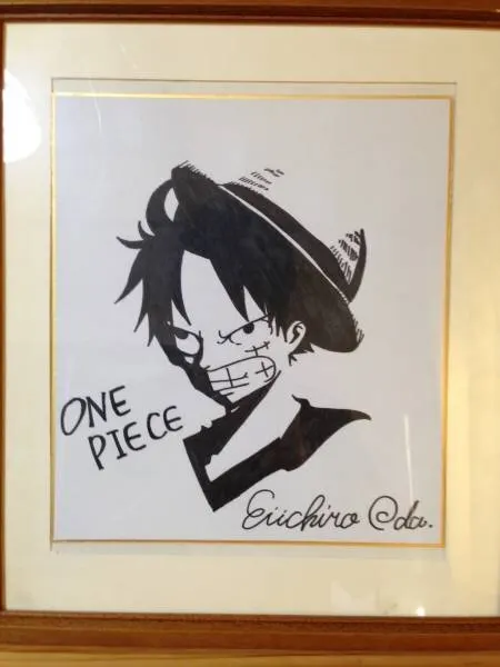 Educational counterfeit reference image (f129748203.1). — educational counterfeit (FAKE) shikishi reference associated with Eiichiro ODA