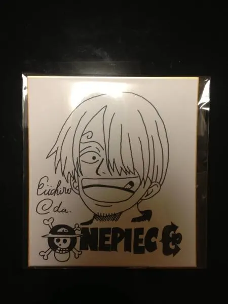 Educational counterfeit reference image (n121123717.1). — educational counterfeit (FAKE) shikishi reference associated with Eiichiro ODA