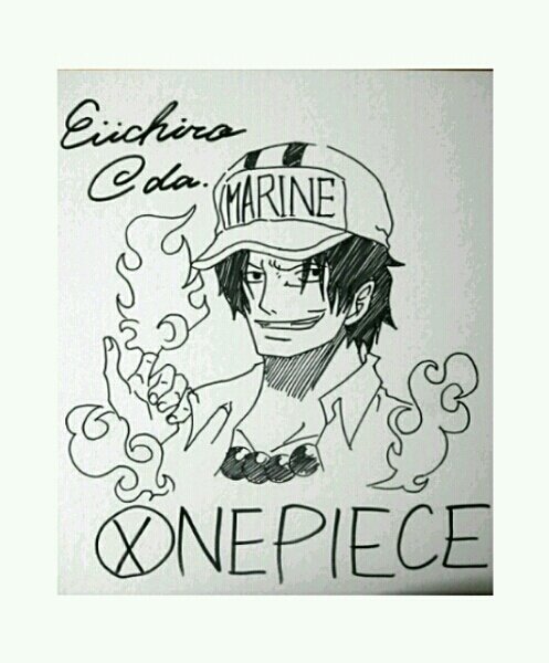 Educational counterfeit reference image (u55815206.1). — educational counterfeit (FAKE) shikishi reference associated with Eiichiro ODA