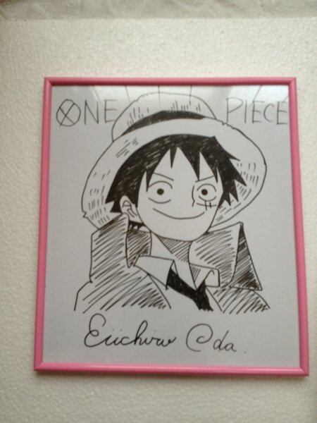 Educational counterfeit reference image (w89905091.1). — educational counterfeit (FAKE) shikishi reference associated with Eiichiro ODA