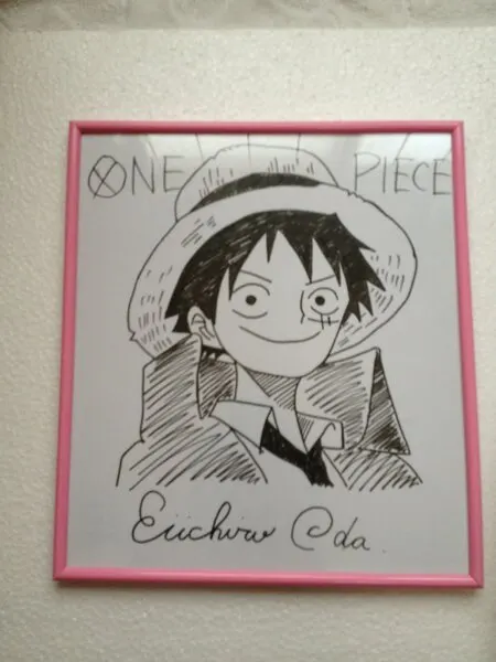 Educational counterfeit reference image (w89905091.1). — educational counterfeit (FAKE) shikishi reference associated with Eiichiro ODA