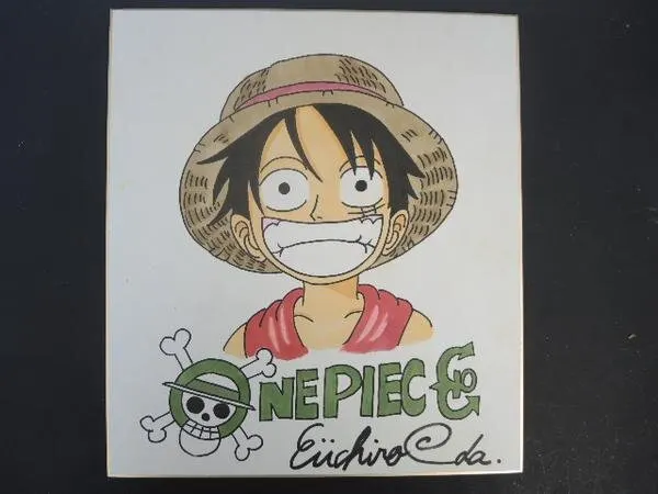 Educational counterfeit reference image (x305889355.1). — educational counterfeit (FAKE) shikishi reference associated with Eiichiro ODA
