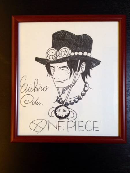 Educational counterfeit reference image (175279652.1). — educational counterfeit (FAKE) shikishi reference associated with Eiichiro ODA