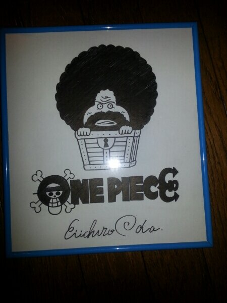 Educational counterfeit reference image (b154969843.1). — educational counterfeit (FAKE) shikishi reference associated with Eiichiro ODA