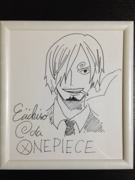 Educational counterfeit reference image (n130538567.1). — educational counterfeit (FAKE) shikishi reference associated with Eiichiro ODA