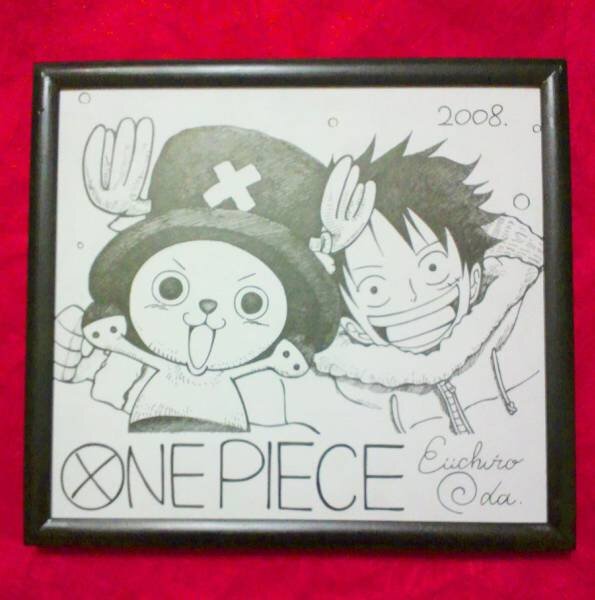 Educational counterfeit reference image (n131382557.1). — educational counterfeit (FAKE) shikishi reference associated with Eiichiro ODA