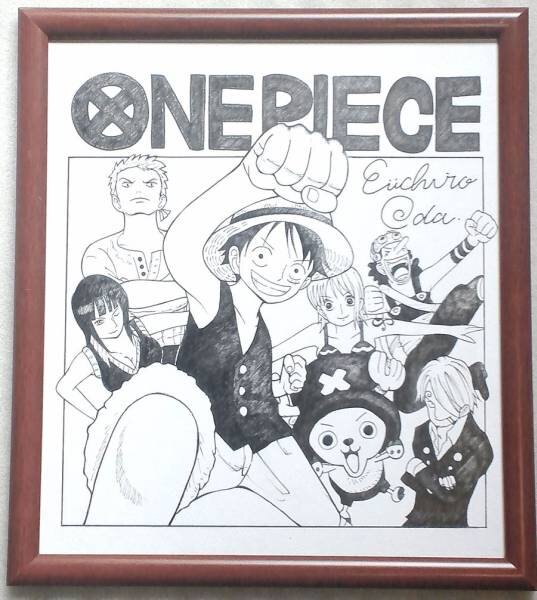 Educational counterfeit reference image (w103118488.1). — educational counterfeit (FAKE) shikishi reference associated with Eiichiro ODA