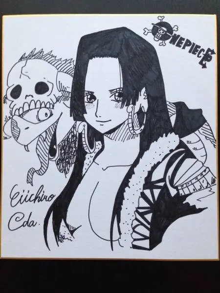 Educational counterfeit reference image (m122974262.1). — educational counterfeit (FAKE) shikishi reference associated with Eiichiro ODA