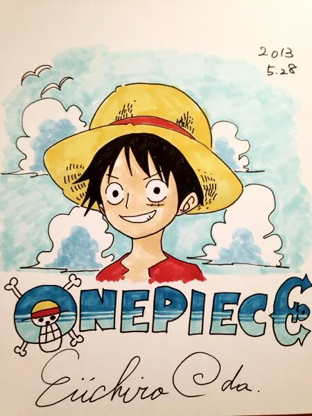 Educational counterfeit reference image (g148125642.1). — educational counterfeit (FAKE) shikishi reference associated with Eiichiro ODA