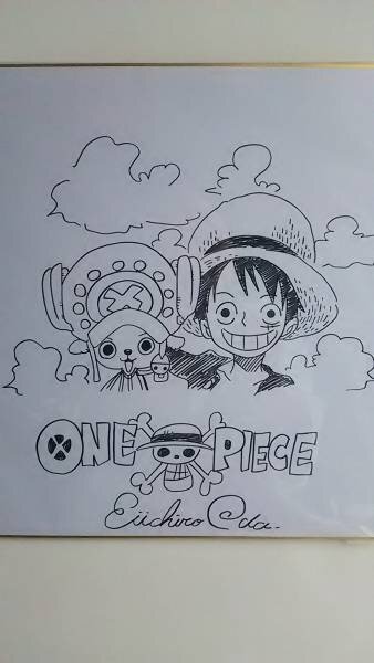 Educational counterfeit reference image (u80122899.1). — educational counterfeit (FAKE) shikishi reference associated with Eiichiro ODA