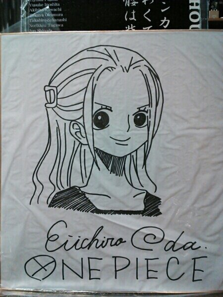 Educational counterfeit reference image (o132341426.1). — educational counterfeit (FAKE) shikishi reference associated with Eiichiro ODA