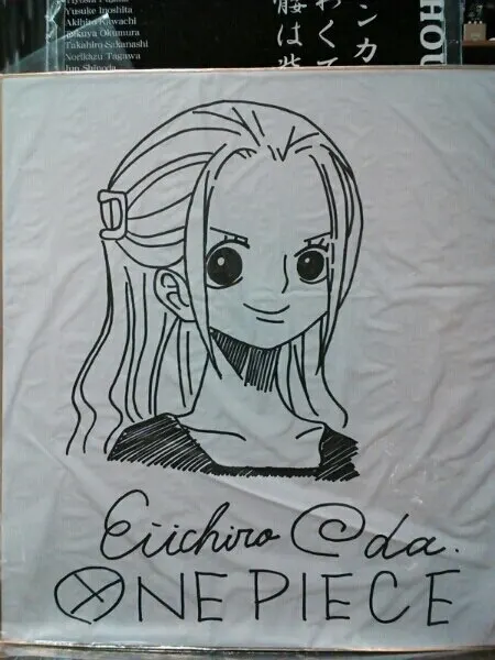 Educational counterfeit reference image (o132341426.1). — educational counterfeit (FAKE) shikishi reference associated with Eiichiro ODA