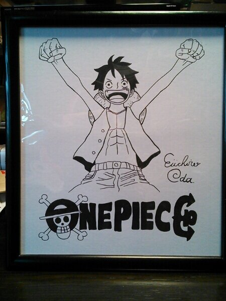 Educational counterfeit reference image (210682062.1-1). — educational counterfeit (FAKE) shikishi reference associated with Eiichiro ODA
