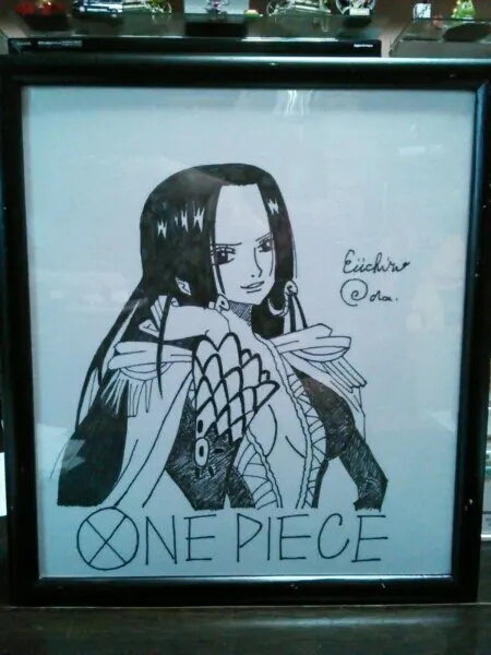 Educational counterfeit reference image (n181293413.2). — educational counterfeit (FAKE) shikishi reference associated with Eiichiro ODA