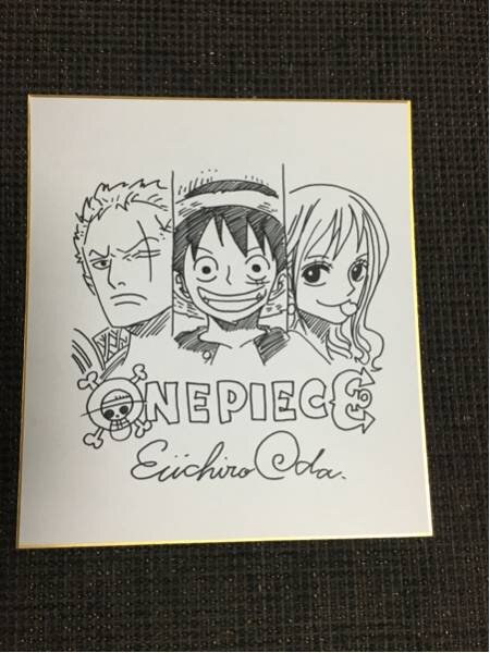 Educational counterfeit reference image (t485813012.1). — educational counterfeit (FAKE) shikishi reference associated with Eiichiro ODA
