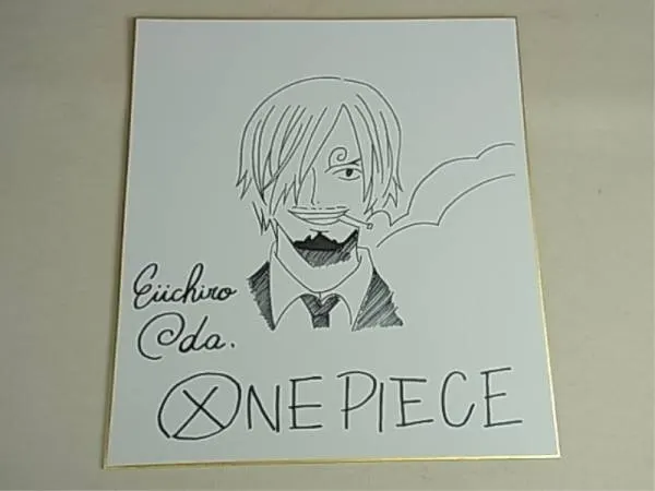 Educational counterfeit reference image (s499815316.1). — educational counterfeit (FAKE) shikishi reference associated with Eiichiro ODA