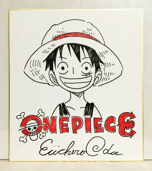 Educational counterfeit reference image (u115646387.1). — educational counterfeit (FAKE) shikishi reference associated with Eiichiro ODA