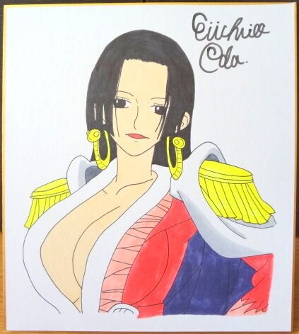 Educational counterfeit reference image (x466023937.1). — educational counterfeit (FAKE) shikishi reference associated with Eiichiro ODA