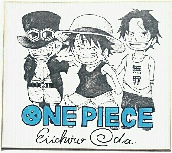 Educational counterfeit reference image (l369576364.1). — educational counterfeit (FAKE) shikishi reference associated with Eiichiro ODA