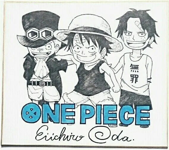 Educational counterfeit reference image (l369576364.1). — educational counterfeit (FAKE) shikishi reference associated with Eiichiro ODA