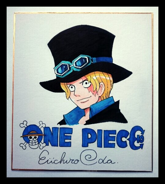 Educational counterfeit reference image (l371953731.1). — educational counterfeit (FAKE) shikishi reference associated with Eiichiro ODA