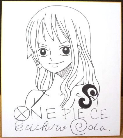 Educational counterfeit reference image (x468056182.1). — educational counterfeit (FAKE) shikishi reference associated with Eiichiro ODA