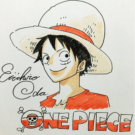 Educational counterfeit reference image (u127671003.1). — educational counterfeit (FAKE) shikishi reference associated with Eiichiro ODA