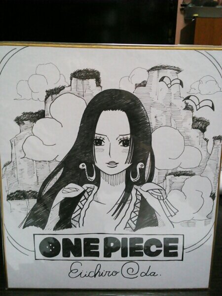 Educational counterfeit reference image (q141633907.1). — educational counterfeit (FAKE) shikishi reference associated with Eiichiro ODA