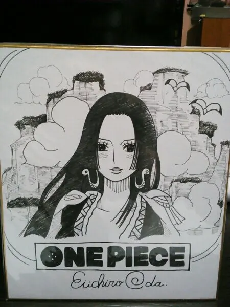 Educational counterfeit reference image (q141633907.1). — educational counterfeit (FAKE) shikishi reference associated with Eiichiro ODA